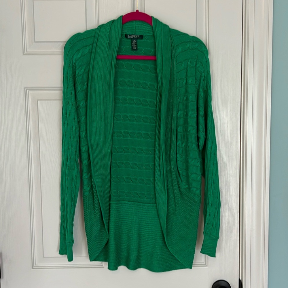 Ralph Lauren Open Front Cardigan